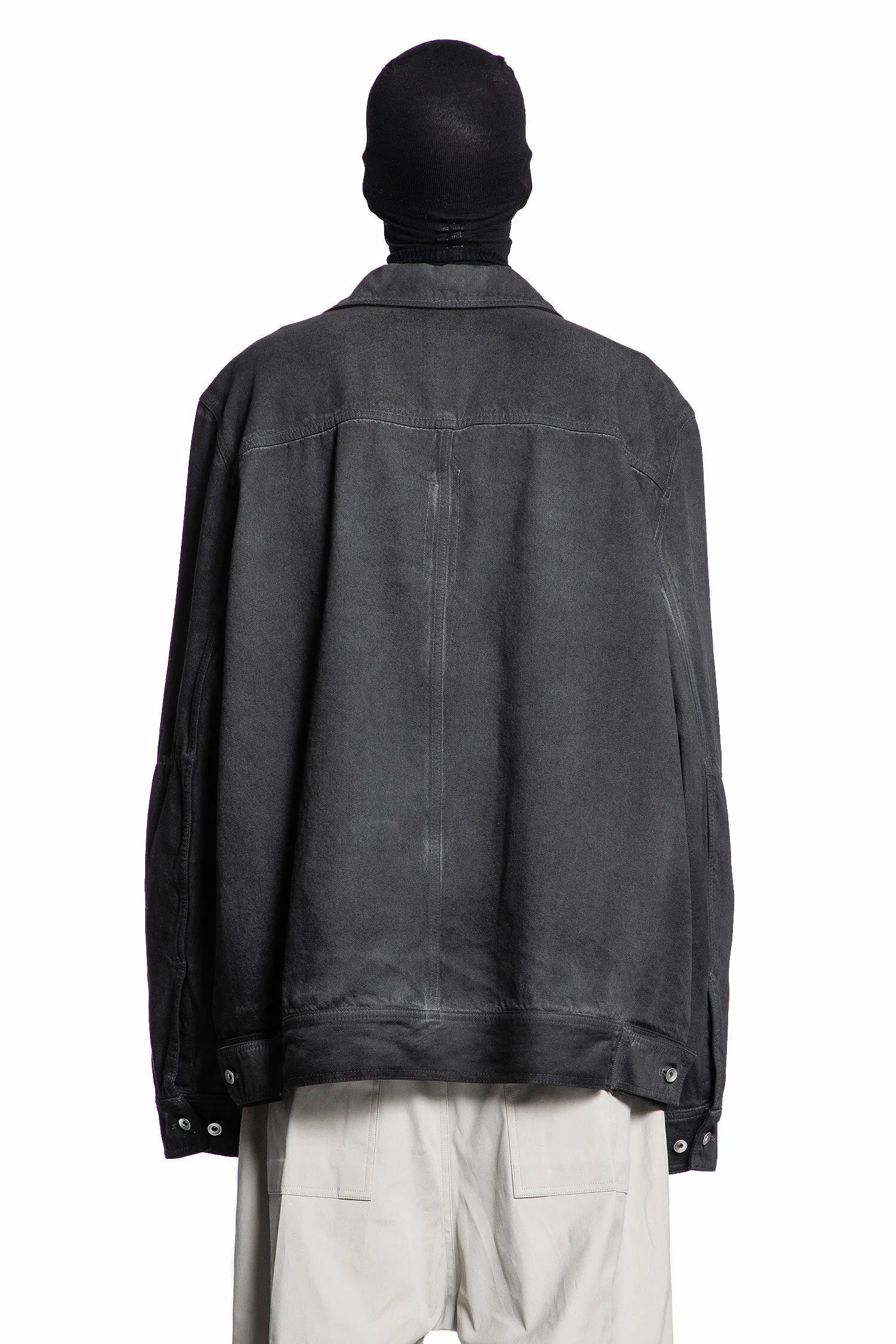 RICK OWENS MAN GREY JACKETS