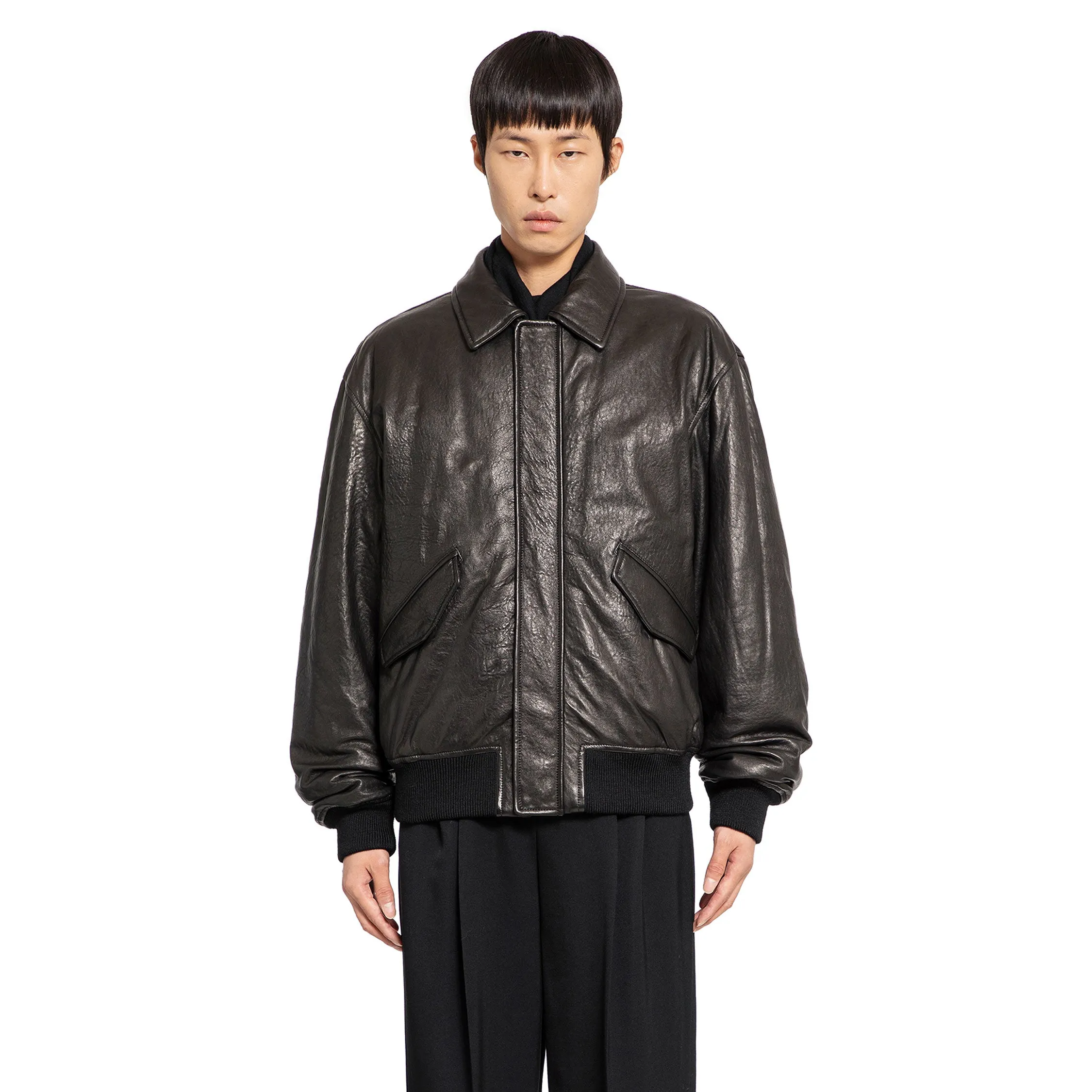 SAINT LAURENT MAN BLACK JACKETS