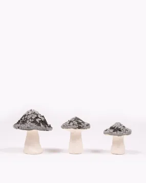 Shroom Ceramic Incense Holder - Cracked