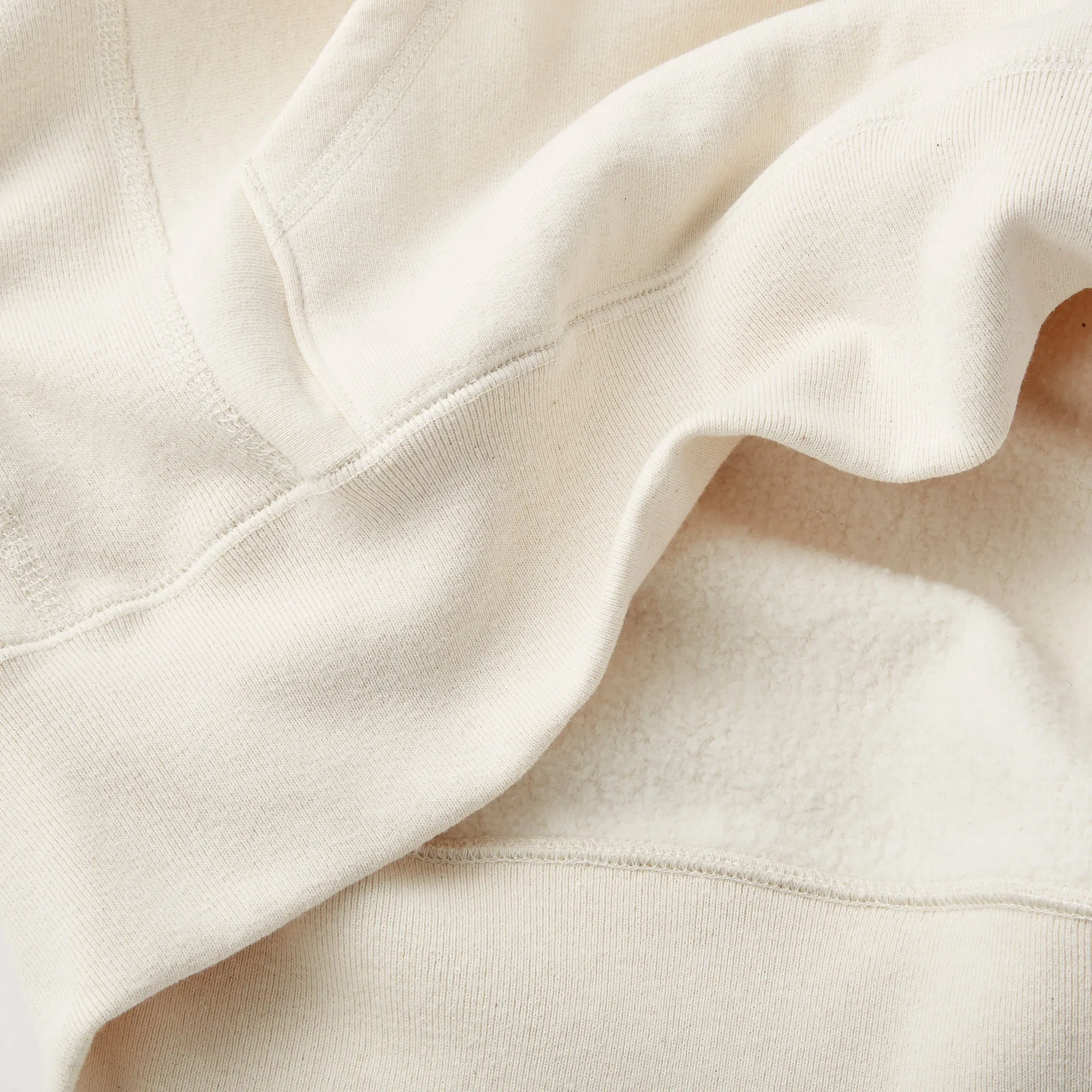 Skyline Heavyweight Fleece Hoodie in Oatmeal