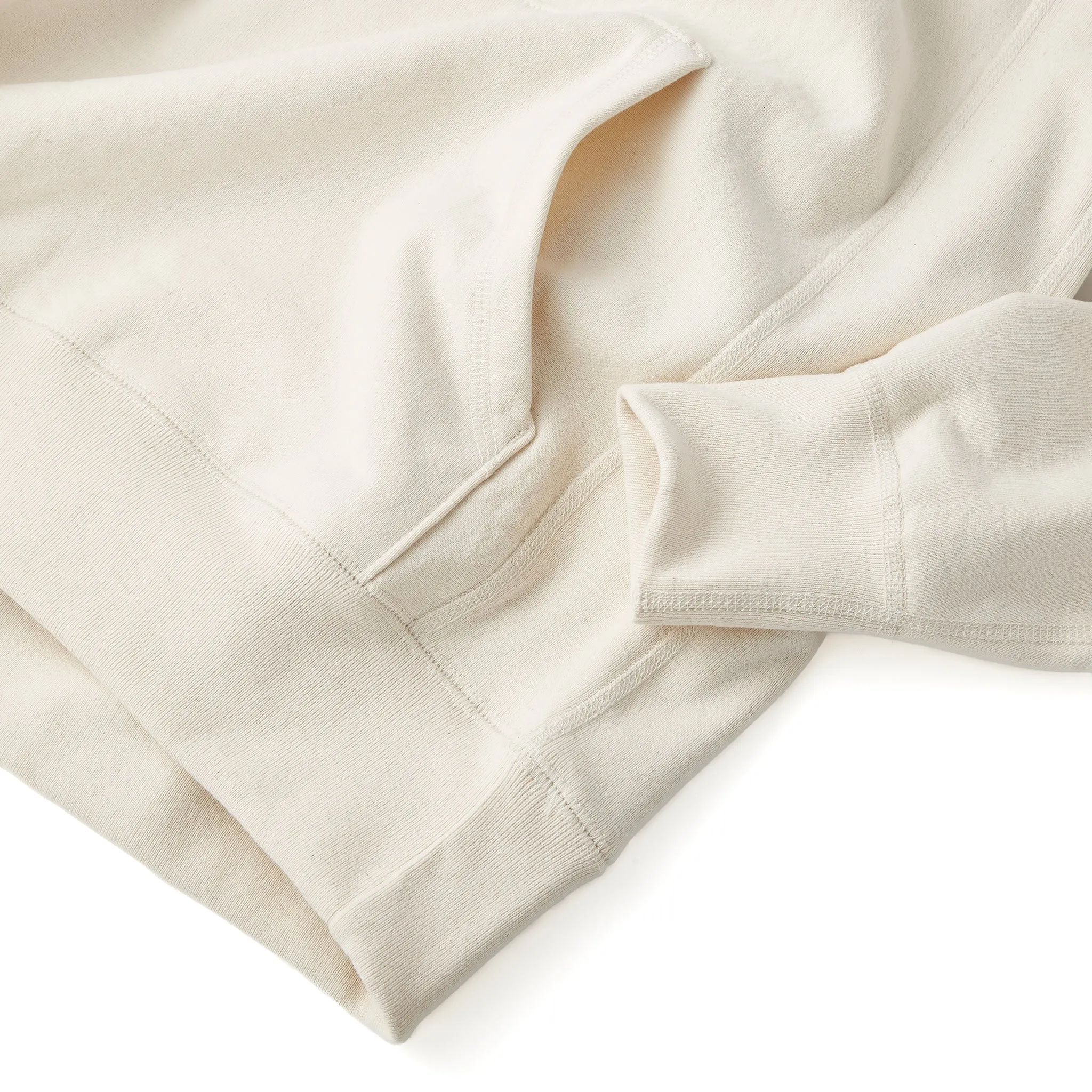 Skyline Heavyweight Fleece Hoodie in Oatmeal