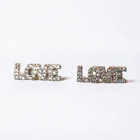 Sparkly Love Studs