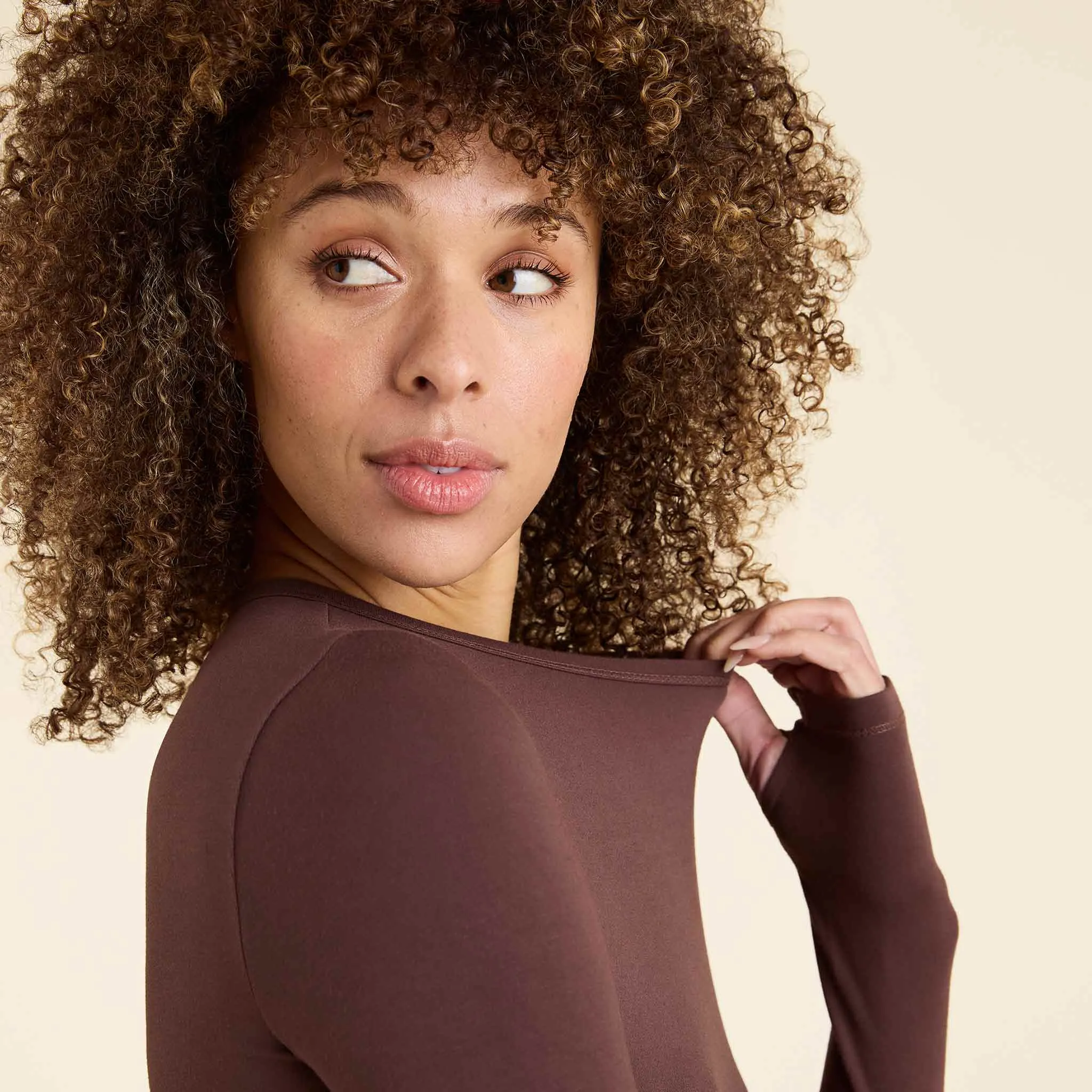 Swiftstretch Long Sleeve Shirt | Coffee