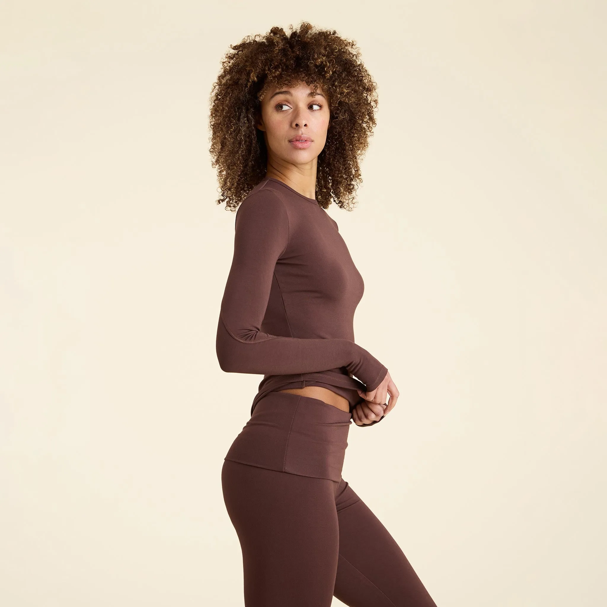 Swiftstretch Long Sleeve Shirt | Coffee