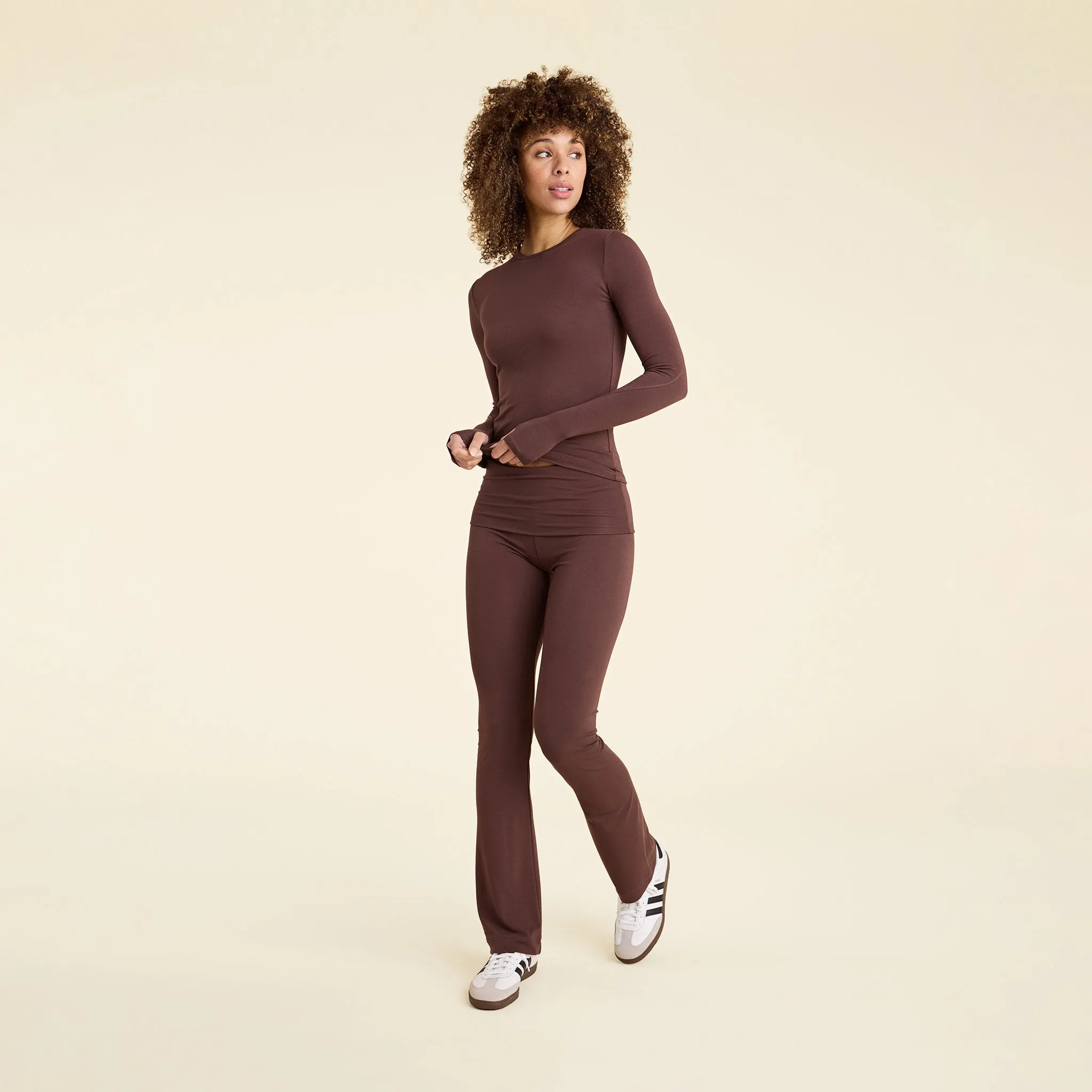 Swiftstretch Long Sleeve Shirt | Coffee