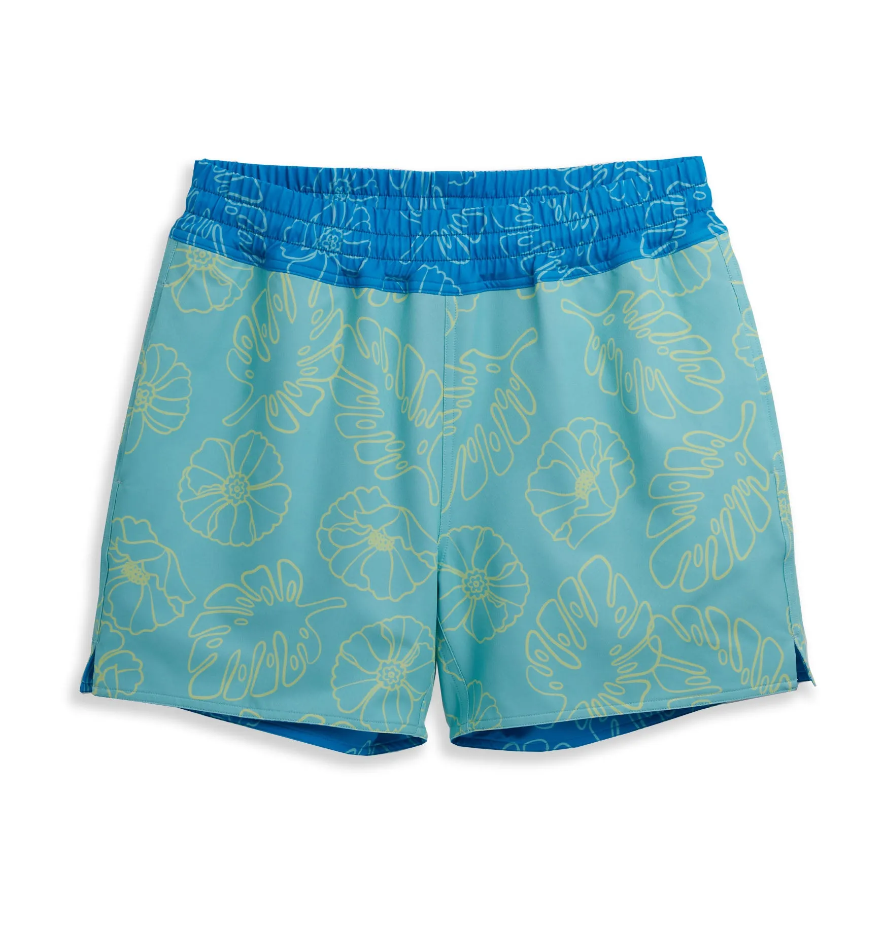 Swim 5" Reversible Board Short - Keep Palm