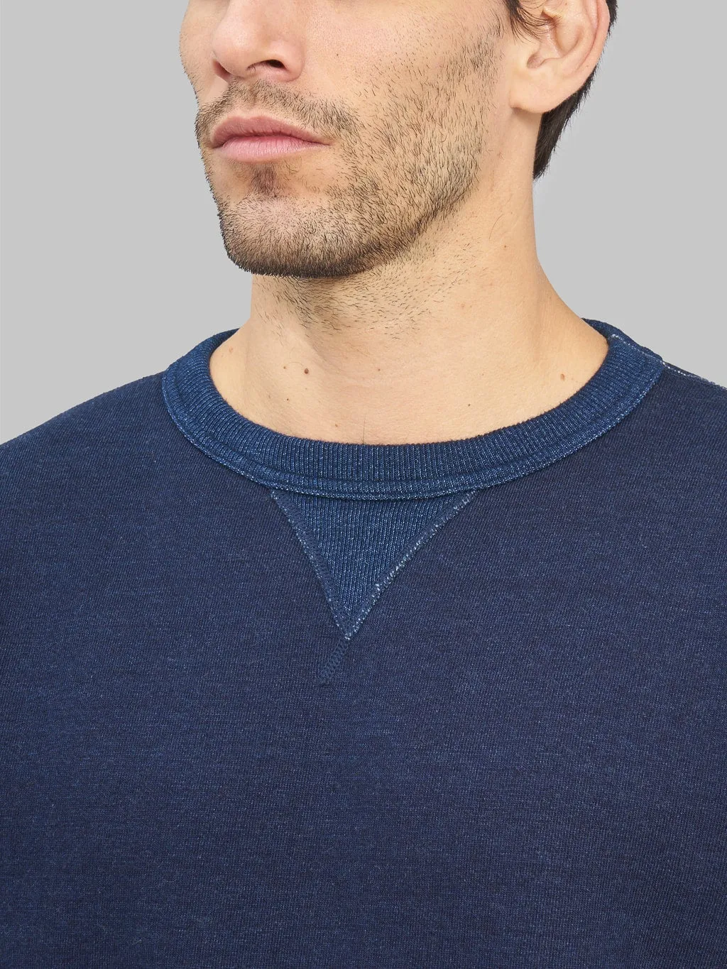 The Strike Gold Indigo Yarn Dyed Loopwheeled Sweatshirt