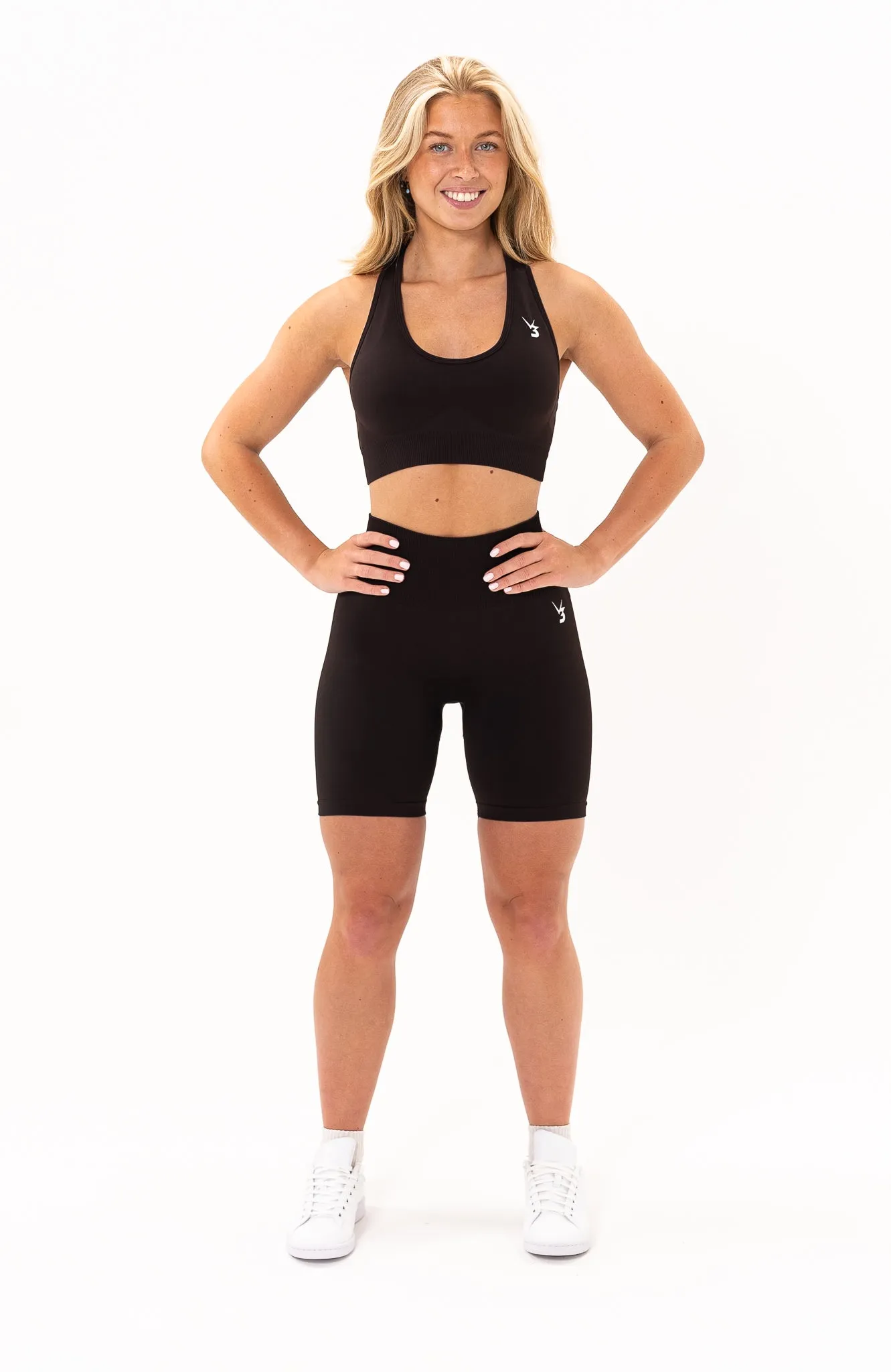 Unlimited Seamless Shorts & Sports Bra Set - Walnut Brown