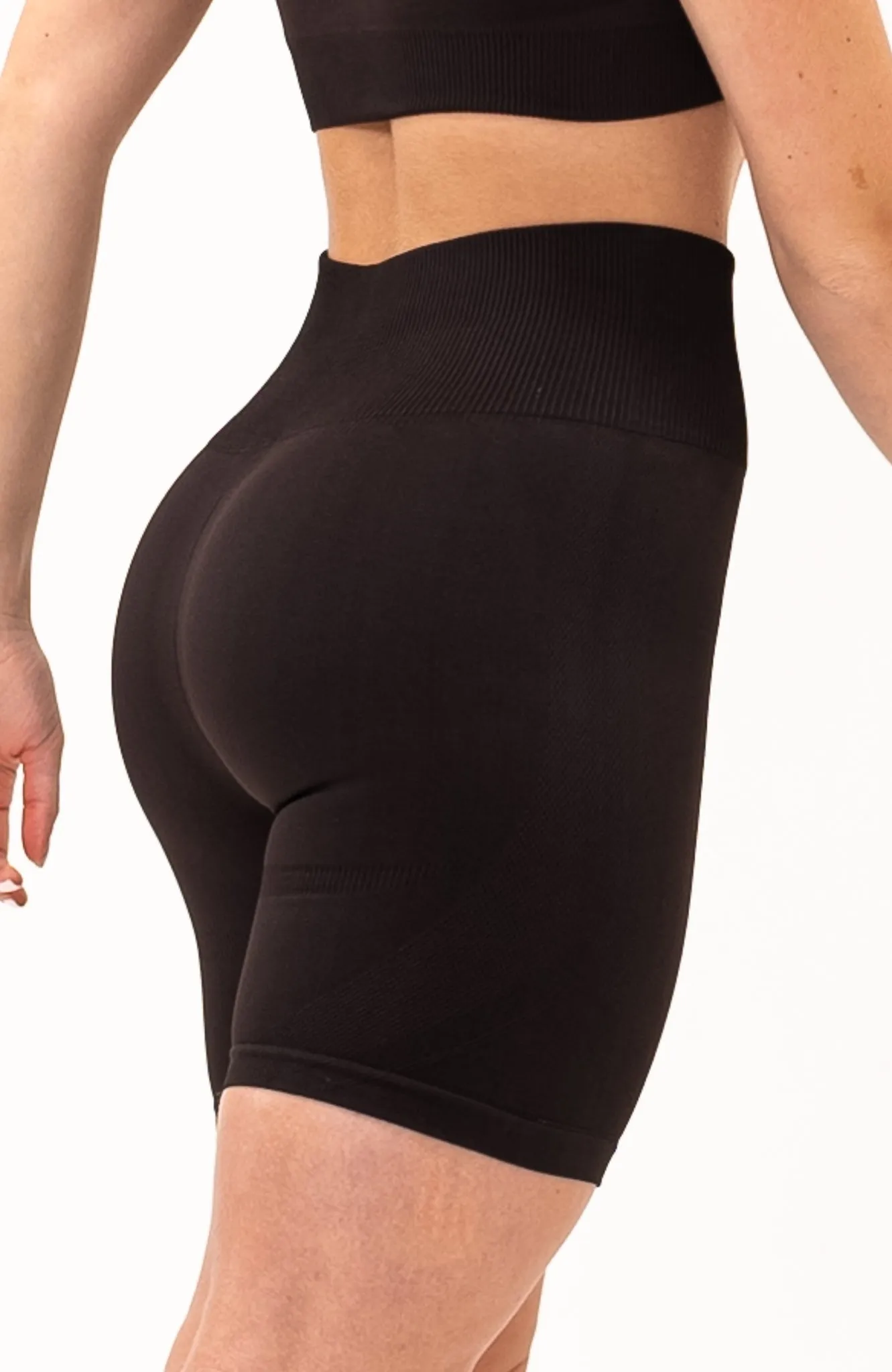 Unlimited Seamless Shorts & Sports Bra Set - Walnut Brown