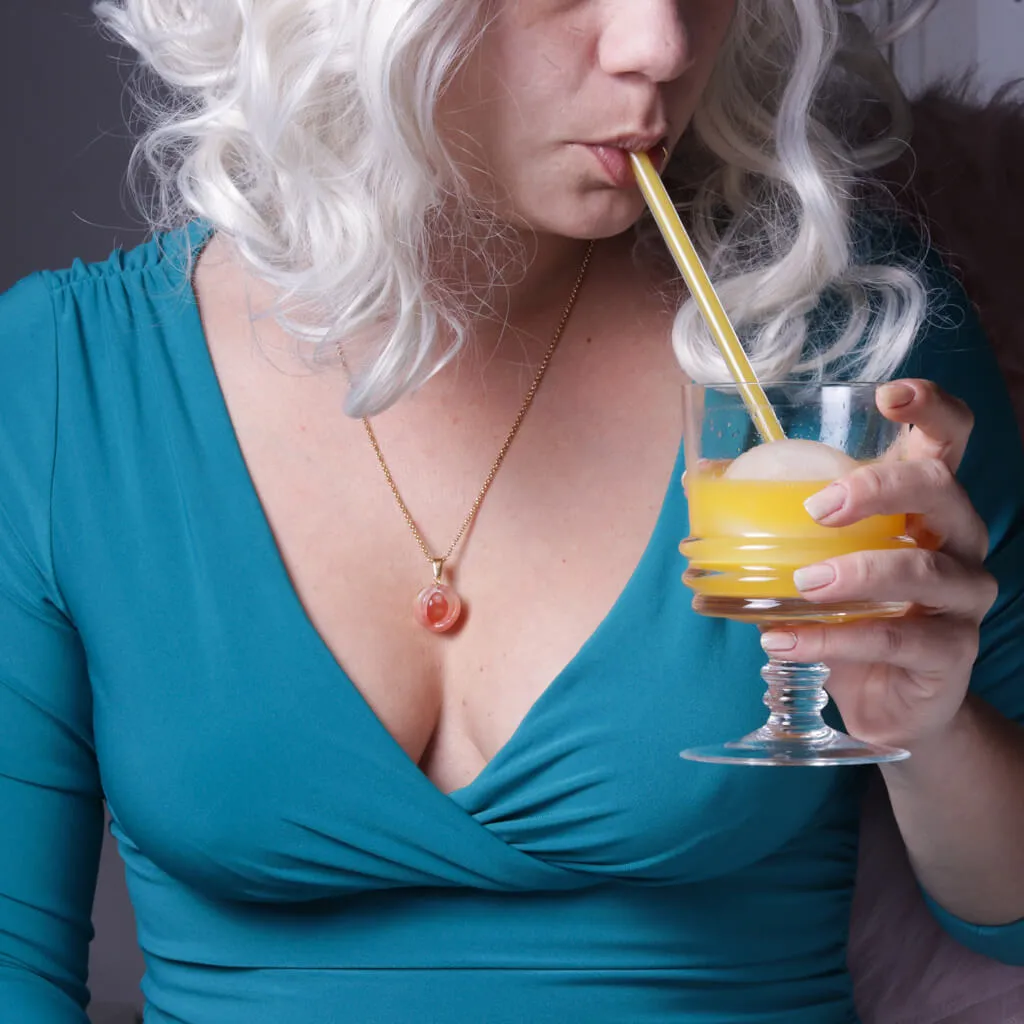 Vagina Golden Pendant Necklace