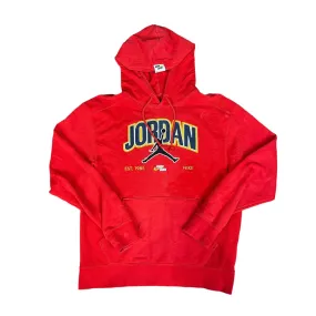 Vintage 90s Red Air Jordan Hoodie - Medium