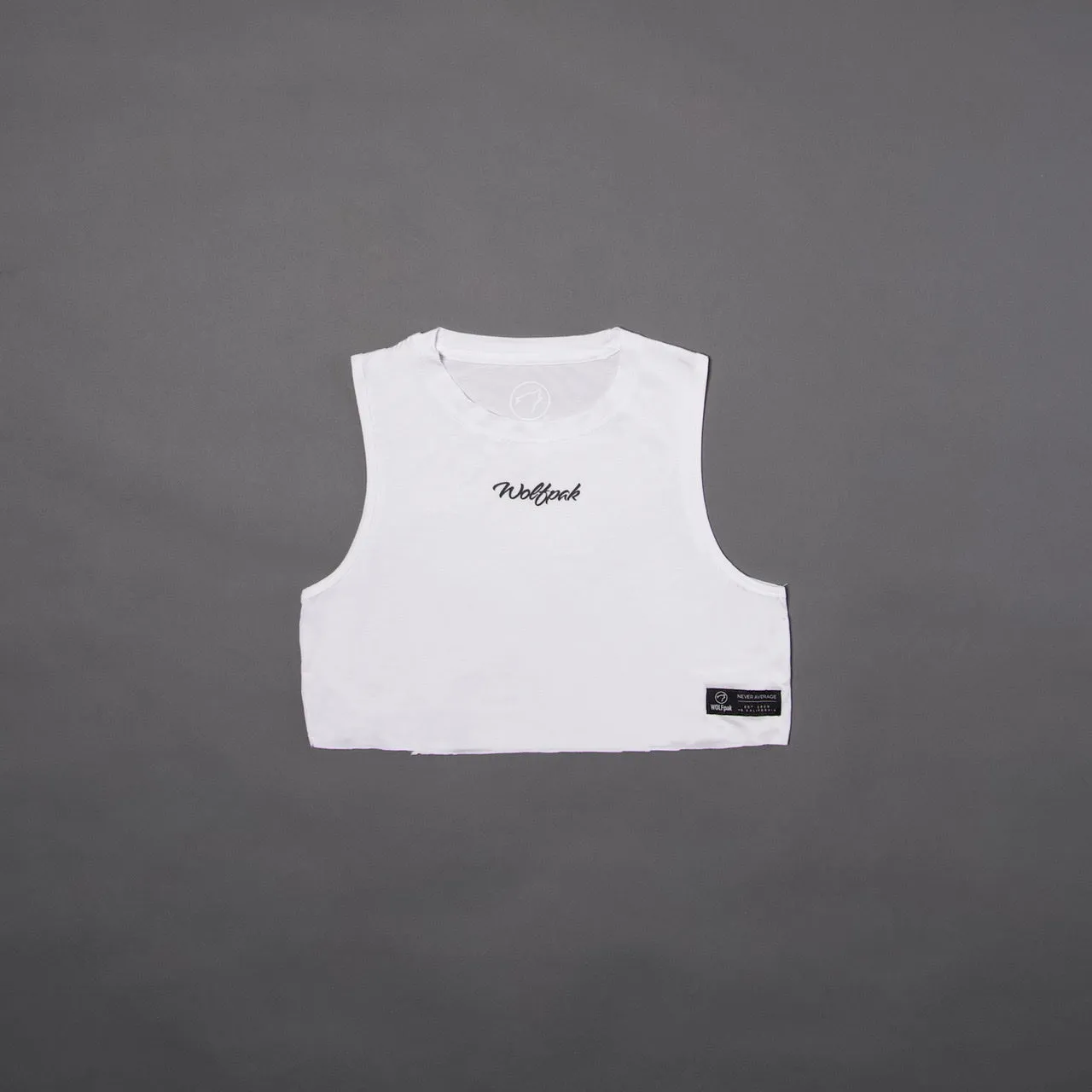 Women's Script Cropped Tank
