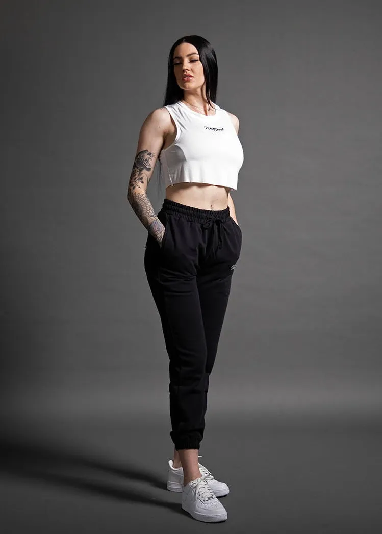 Women's Script Cropped Tank