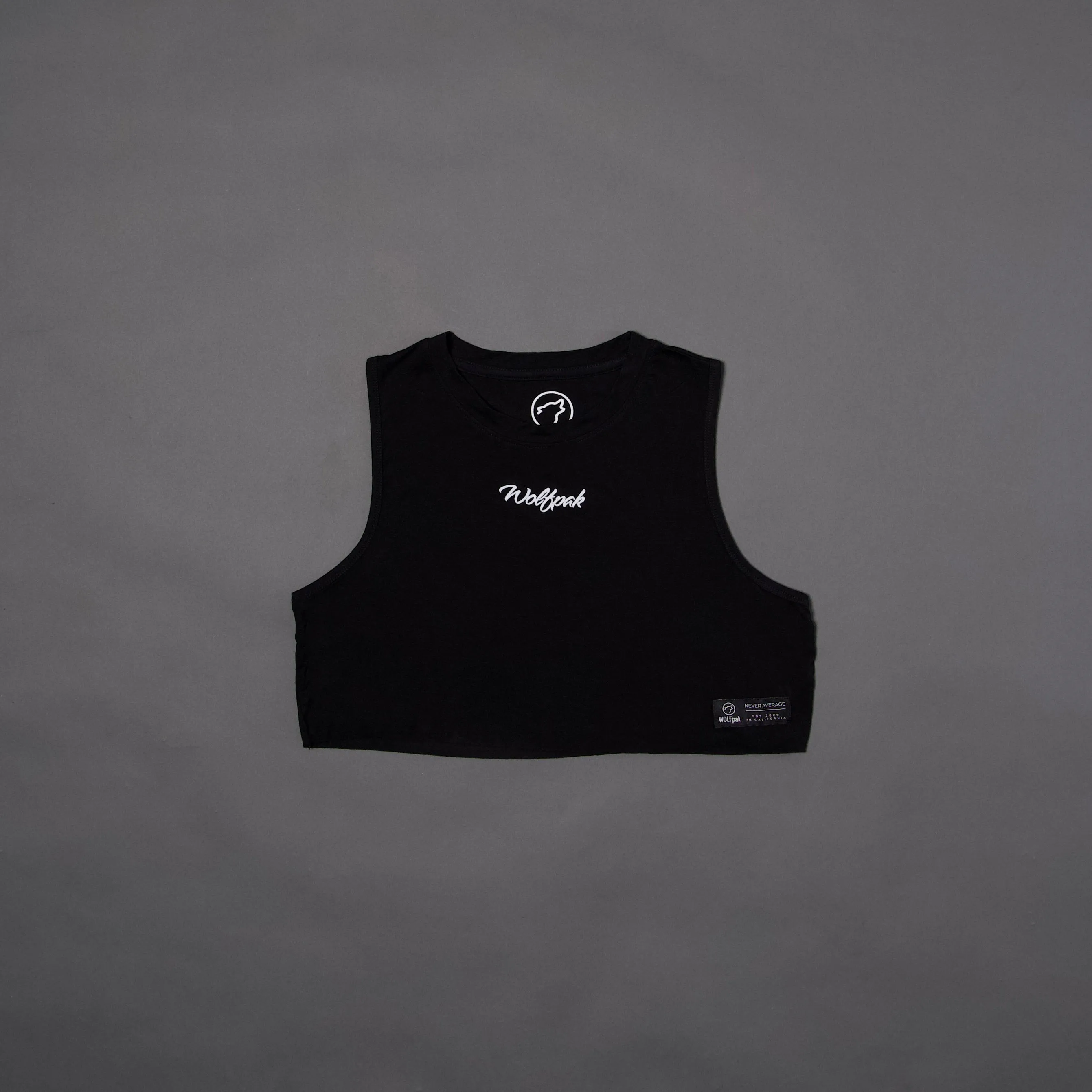 Women's Script Cropped Tank