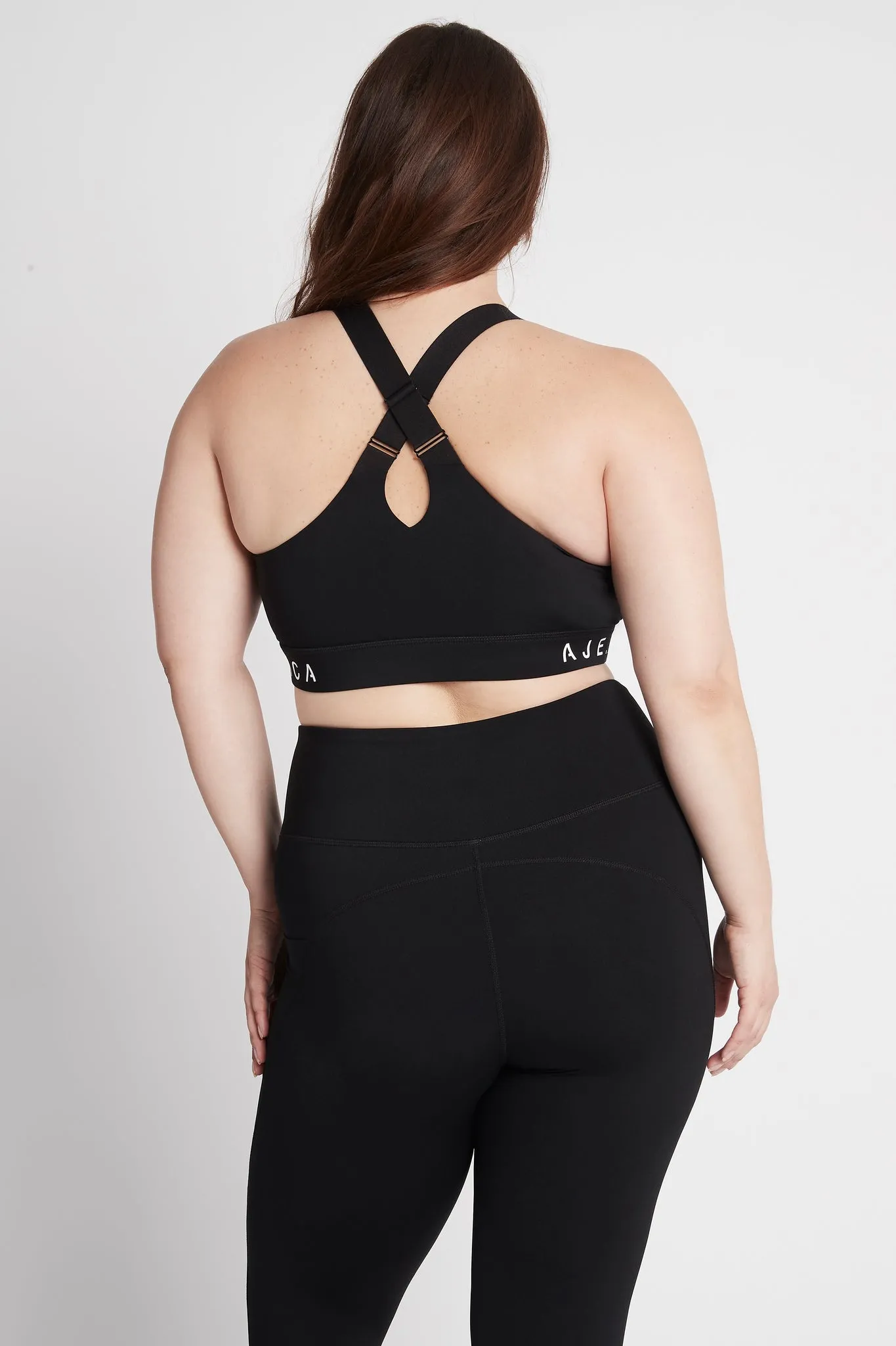 Zip Front Logotape Sports Bra 319